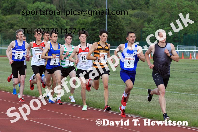 The 1500 metres, 2022 BMC Chester le Street. Photo: David T. Hewitson/Sports for All Pics